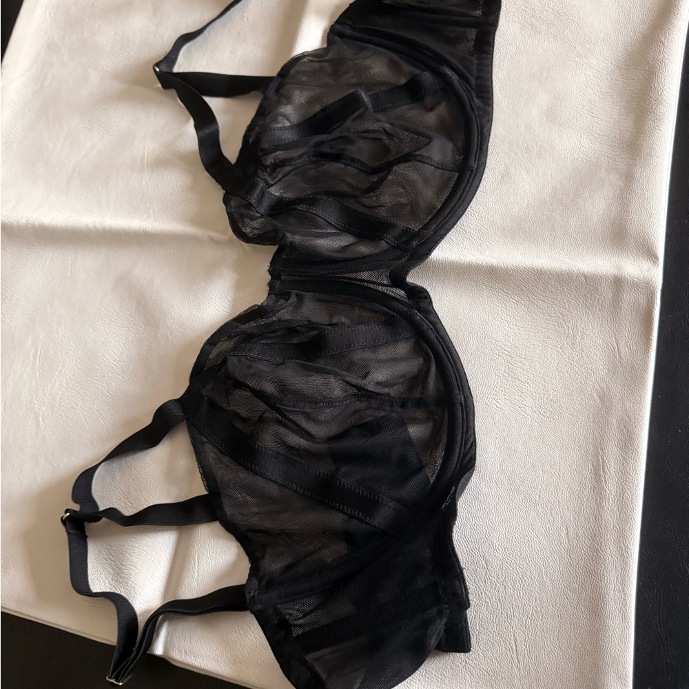 Victoria's Secret Black Sheer Bra